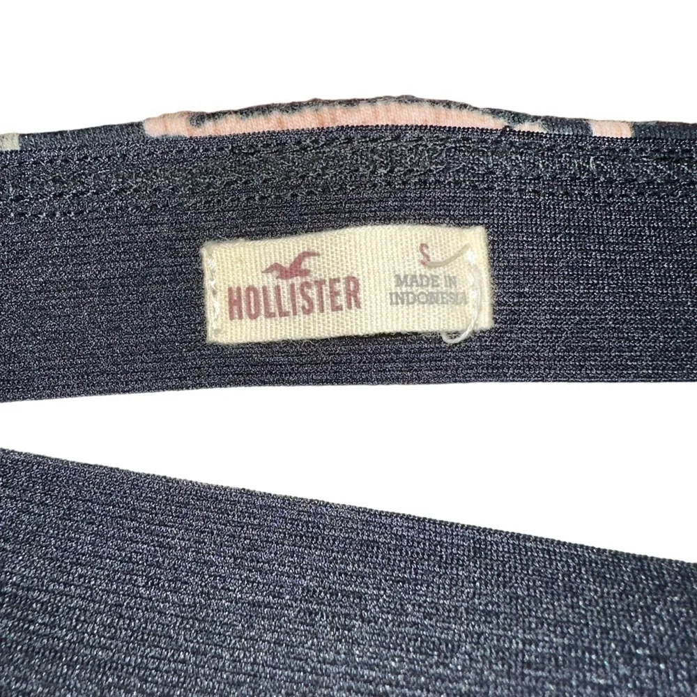 Hollister Aztec Geometric Print Black & Pink Mini Stretch Tube Skirt Size Small - Picture 5 of 6